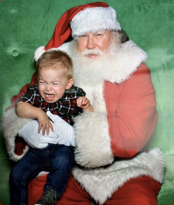 Throwback Scared of Santa